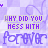 A static image with a purple checkered background featuring repeated text and heart symbols.
