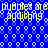 Blue background with repeating white bubble patterns and yellow text reading 'bubbles are addicbing' in two