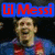 Two identical pixelated figures in blue and red striped jerseys laugh with open mouths against a dark background, one labeled 'Li Messi' above and '#19' below.