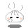 Pixelated cloud-shaped character with pink cheeks and black eyes displays three distinct facial expressions