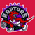 A split-screen animated contact sheet showing two frames of a pixelated basketball-themed buddy icon with red, purple, and gray colors on the left side and green text reading "Original Icons .com" on the right side.