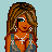 Pixel art contact sheet showing multiple frames of a female character in various poses with text elements "I'm single" and "kiss me" on light blue background.