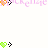 Animated icon set featuring multiple colored heart pairs with directional arrows on a white background, repeated text overlays in light purple.