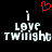 Red pixelated heart symbol above two identical white text phrases on black background.