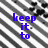 Blue text on a striped background changes from 'keep it to' to 'yourself loser'