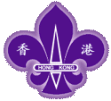 A contact sheet of seven animated frames showing a purple fleur-de-lis icon with Chinese characters and English text, each frame displaying slight variations in outline thickness and color gradient.