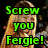 A four- of a woman with long blonde hair holding a microphone, each displaying different colored text overlays