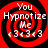 Red and black spiral pattern with white text reading "You Hypnotize Me" and "3x3x3" in four quadrants.