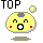 Yellow circular character with gray top, red cheeks, and black eyes in various expressions including open mouth, closed mouth, and smiling.