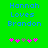 Green background with blue pixelated text 'Hannah Loves Brandon' and five pink/purple flower icons below, two versions of the icon show different flower arrangements.