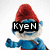 Blue-skinned Smurf character with red or white hat, holding a brown object, displaying text overlays in black boxes.