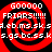 Four identical red and black spiral patterns with white text overlays reading 'GOOOO FRIARS!!!!!' and domain-like strings.