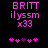 Pixelated pink text and heart symbols on black background, with animation changing one central heart to purple.
