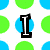Four distinct pixelated text elements on colorful backgrounds: 'I' over green-blue circles, 'LOVE' over purple-pink dots, 'JAKE!!' with a heart over pink-blue-green shapes, and '10/29/07' over pink-white polka dots.