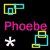 Animated icon with repeating geometric shapes and pink text on a dark background, featuring color shifts in the shapes.