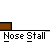 Animated pixel art of a character with white round head and yellow body performing actions on brown platforms against gray background.