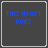 25 identical dark gray square each displaying blue text 'THIS HEART DOES' with subtle variations in letter color and style across the
