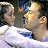 Animated contact sheet showing three frames of a couple embracing with text "jersey girl" below, all within a 2x2 grid layout on gray background.