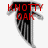 Black and white winged bird silhouette with red text overlays reading 'KNOTTY OAK', 'FALCONS RULE', and '4 EVER' across different frames.