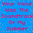 Blue background with red pixelated text repeating 'Your Voice Was The Soundtrack Of My Summer' and scattered orange dots.