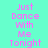 A static image displays the phrase "Just Dance With Me Tonight" in pink text on a cyan background, with blue rectangular blocks partially covering some words.