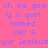 Pixelated text on a split background with pink, orange, and coral sections. The text reads 'oh em gee iy a gurl named CNV & yur jealous' in blue letters.