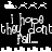 Black-and-white pixel art animation with repeated text and vehicle icons, showing subtle frame-by-frame changes in the lower section's horizontal line pattern.