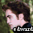 Four- of characters from Twilight with text overlays, showing Edward and Jacob in various poses