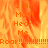 Animated orange and yellow flame background with repeated text "I AM Matt Hear Me Roar" in pixelated font, showing two distinct states of the word "Roar".