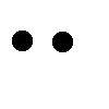 Black and white pixel art of evolving facial expressions with varying eye shapes, mouth curves, and dot-based features across multiple