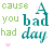 A static digital image displays text and a heart symbol in green, teal, and pink on white background.