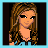 A 3x3 contact sheet of a pixel art animated icon featuring a female character in various poses and text frames with "Cute" and "Cute Pre" visible.