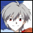 Pixelated anime-style character icon with red eyes and gray hair on left, adjacent to black background with white text "Anime IM" and stylized "AIM" logo on right.