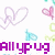 Pixelated text fragments and heart outlines on a white background with cyan, purple, red, yellow, green text.
