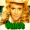 animated frames showing a person with curly blonde hair wearing a light brown cowboy hat and white shirt, displaying changing facial expressions and text overlays
