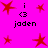 A static image with a bright pink background featuring red star shapes and black text elements