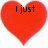 Red heart-shaped icons with black text arranged in a , displaying partial phrases across four positions
