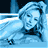 Animated contact sheet of a blue-tinted female figure with repeated text overlays across six frames showing subtle pose and expression changes.