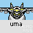 Pixel art animation of a gray and yellow aircraft transforming into a robot with green accents, orange thrusters, and white smoke trails against a light blue background.