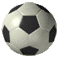 Six soccer balls arranged in two of three, each with black pentagons on a white hexagonal pattern, displayed against a gray background