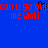Red pixelated text on blue background reads 'can u go out me vicki' with a black cursor-like shape between the two phrases.