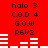 Red background with black text and white horizontal bars arranged in two , showing animation changes between frames