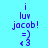 Pixelated text and emoticons on four colored backgrounds in a