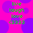 A static image with a bright pink background featuring large purple circles, displaying green pixelated text reading 'live laugh love' followed by four zeros.