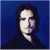 A 50x50 pixel buddy icon split into two sections: a blue background with a person's face on the left and green text reading "Original Icons .com" on the right.