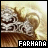 Pixelated image of a character with brown hair and white clothing against a light background, featuring the text 'FARHANA' at bottom.