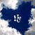 Animated icon shows 'I' and 'U' text forming a heart shape with a cursor, changing background from clouds to beach to glowing heart to sunset to hands.