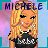 Pixelated static image of a character with long blonde hair, wearing black clothing and silver jewelry, against a gradient background.