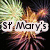 Animated icon with four quadrants showing fireworks, 'St Mary's School' text, and a Hello Kitty character with 'Rocks' text.