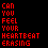 Animated contact sheet of a red text-based icon showing the phrase "CAN YOU FEEL YOUR HEARTBEAT ERASING" in various states across 19 frames, with visible pixelation and partial character rendering differences between frames.